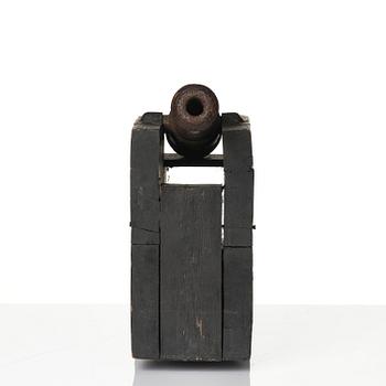 A pair of salute cannons, presumably 19th century.