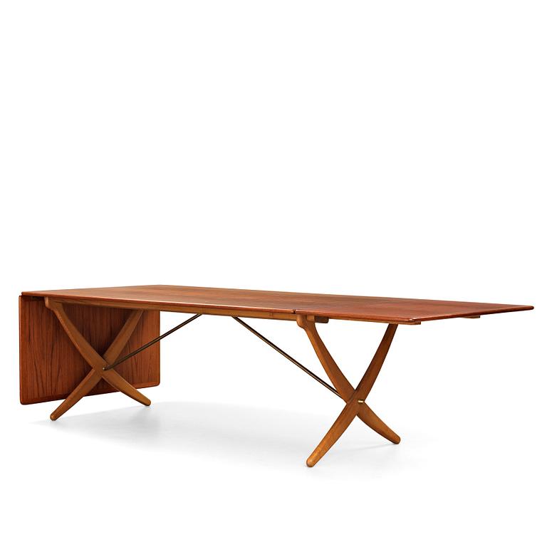 Hans J. Wegner, an "AT-314" dinner table, Andreas Tuck, Denmark 1950-60's.