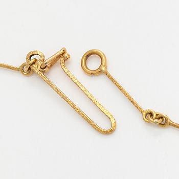 Björn Weckström, halssmycke, "Jonathan", 18K guld, platina, Lapponia 1998.