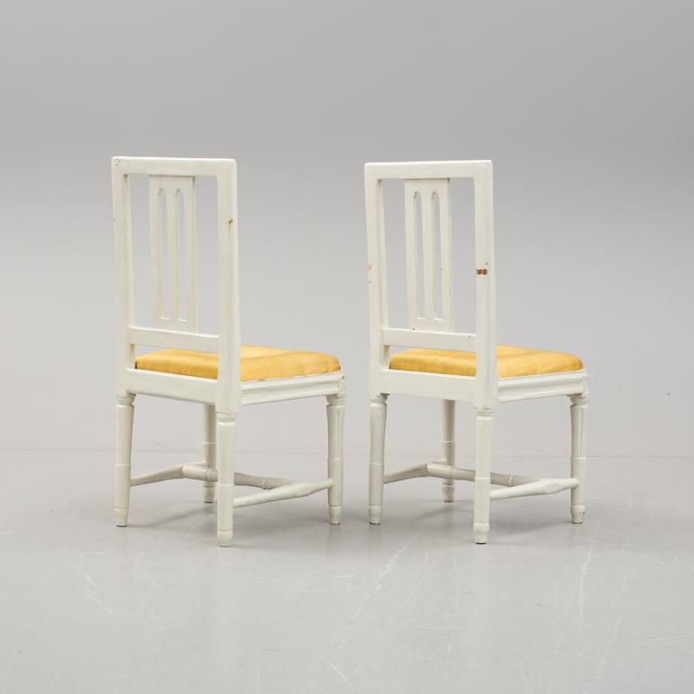 STOLAR, ett par. Gustavianska provinsarbeten, 1800-talets början.