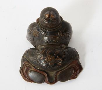 FIGURINER, 4 st, brons, trol Japan.