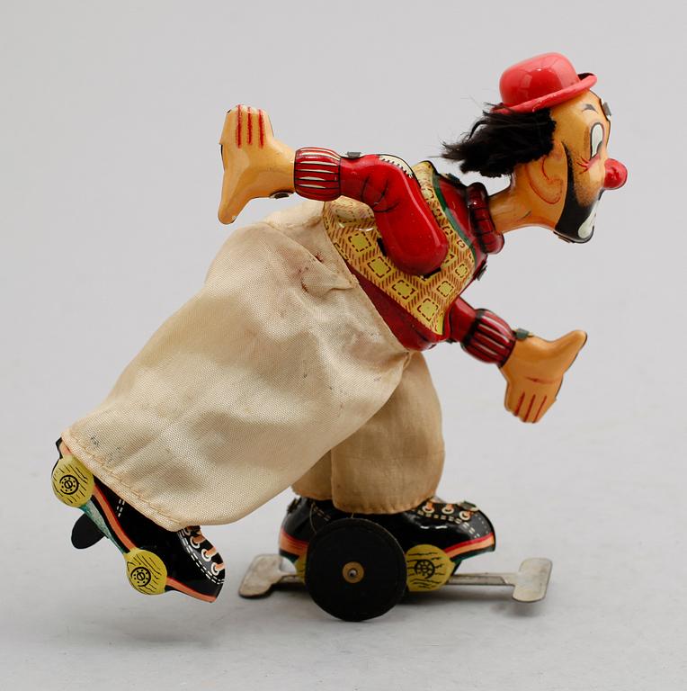 LEKSAK, "Clown on Roller Skate", plåt, Japan.