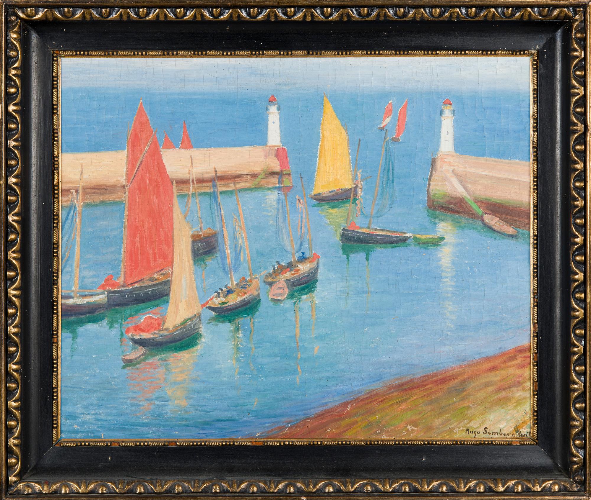 Hugo Simberg, View from the Harbour in Quiberon.