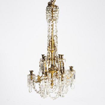 Ljuskrona, oscariansk, 1800-talets slut.