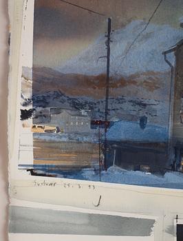 Lars Lerin, Untitled.