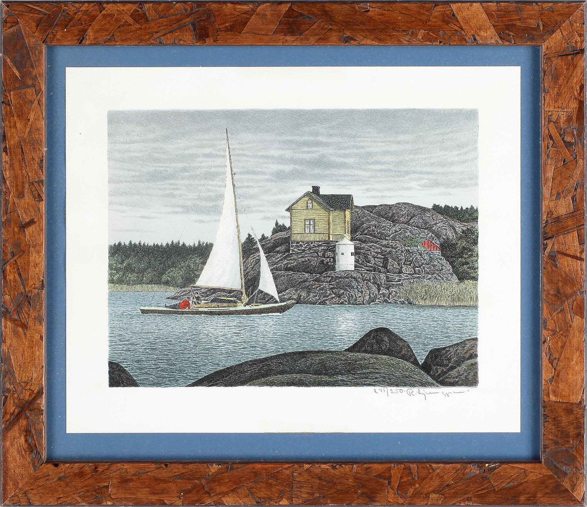 REINHOLD LJUNGGREN, färglitografi, signerad och numrerad 241/250.
