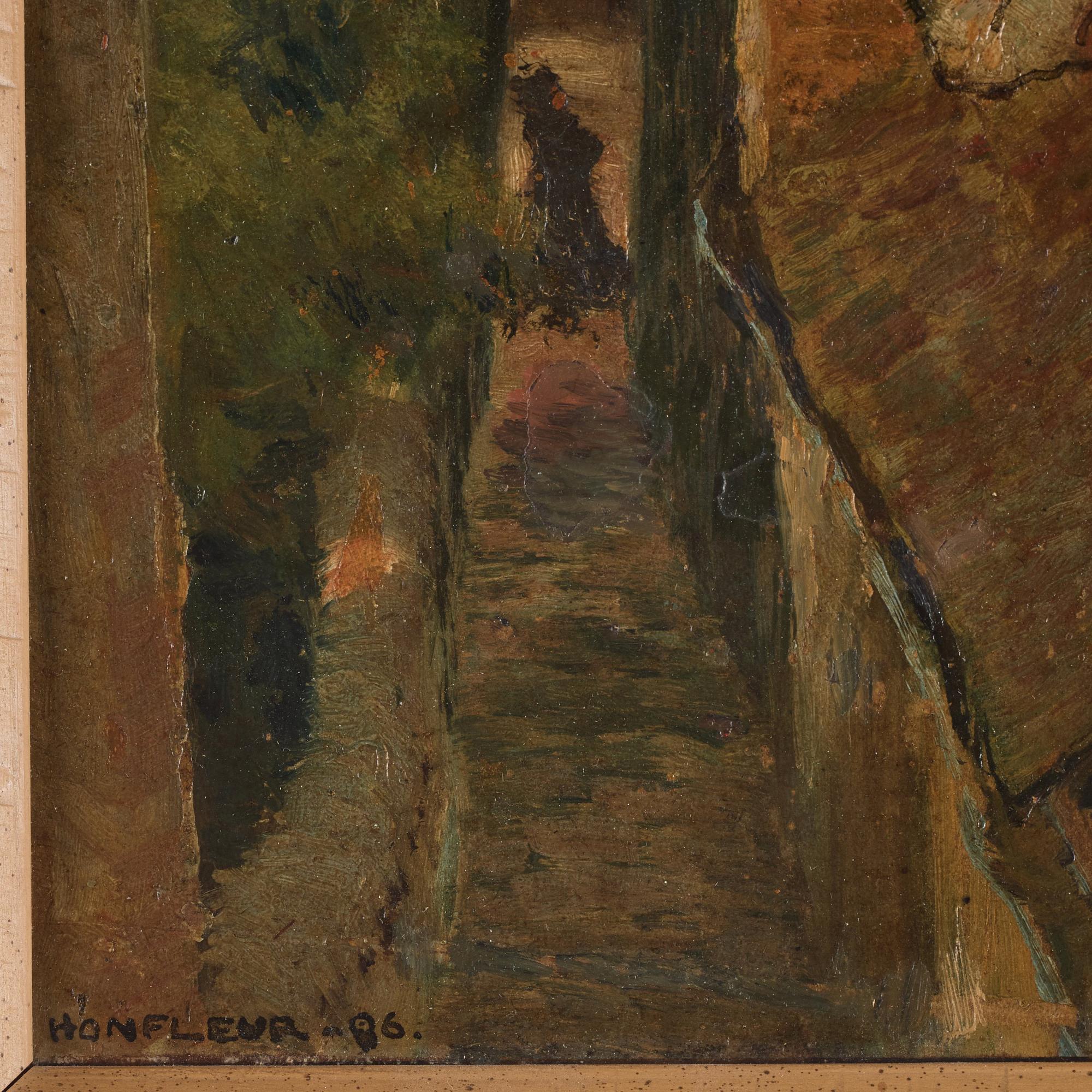 Helmer Osslund, 'Hustak i Honfleur' (Rooftops, Honfleur).