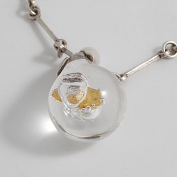 BJÖRN WECKSTRÖM, Lapponia, 1979, a "Nugget drop" pendant.