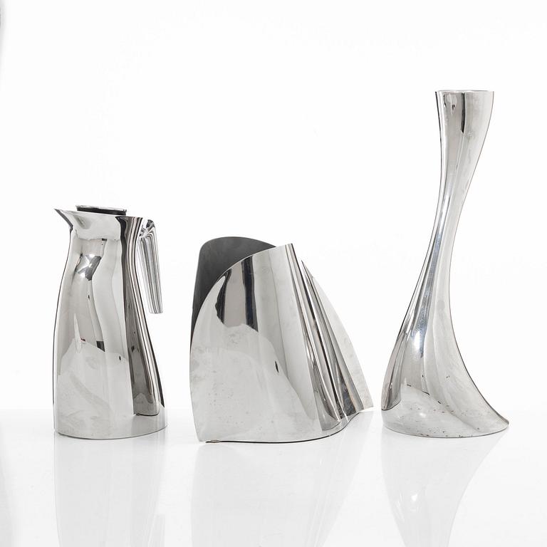 Georg Jensen, ljusstake, kaffekanna, vas.