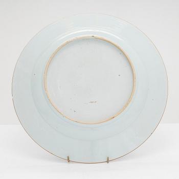 An 18th-century decorative porcelain dish, China, Qianlong (1736-95).