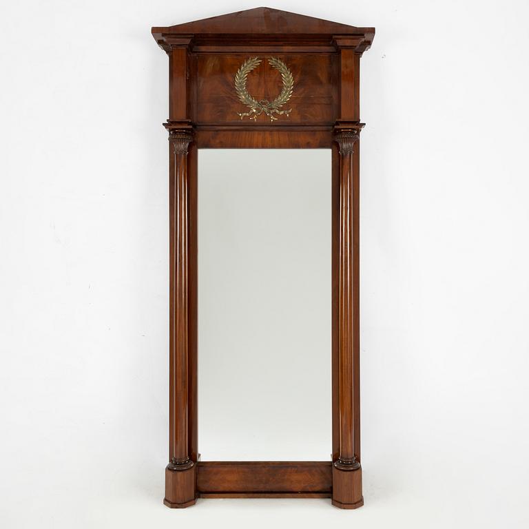 An Empire style mirrot, late 19th Century.