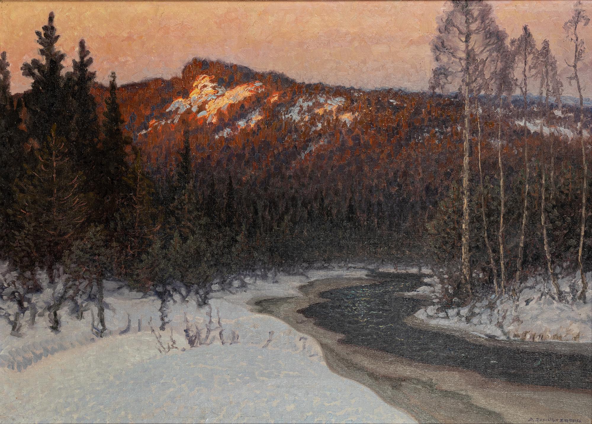 Anshelm Schultzberg, "Vinterkväll".