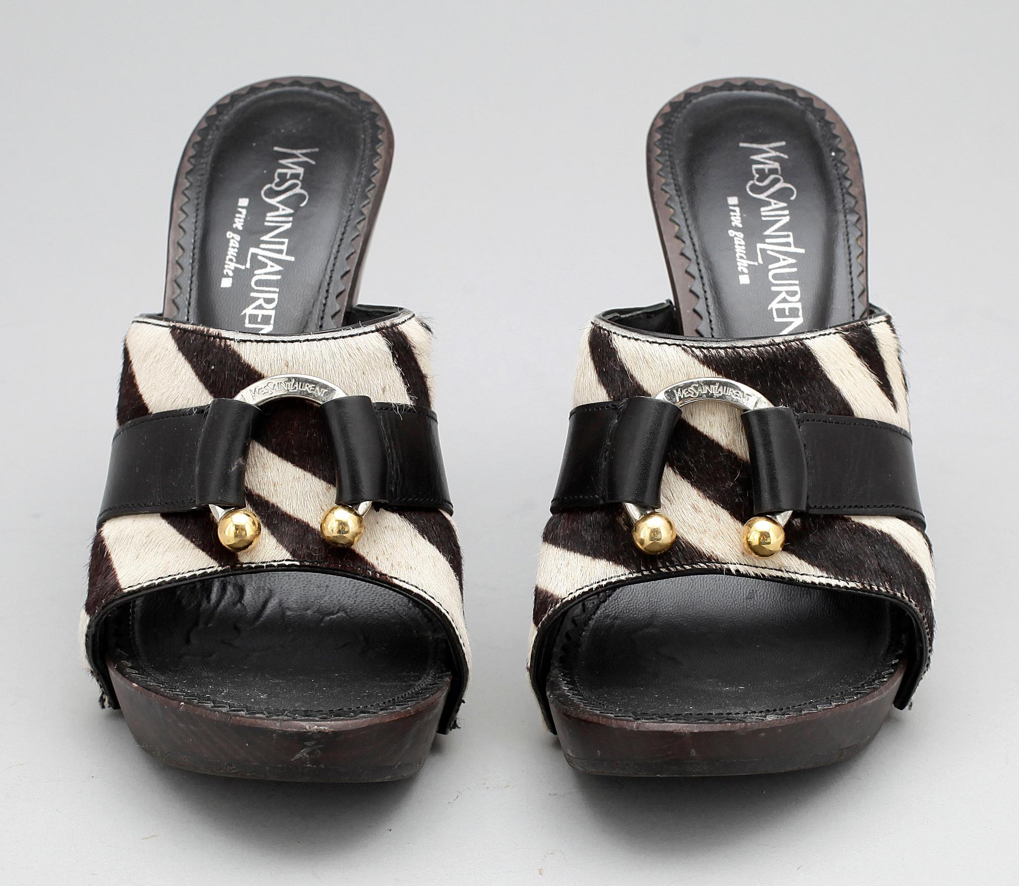 SANDALETTER,  ett par, Yves Saint Laurent, 2000-tal.