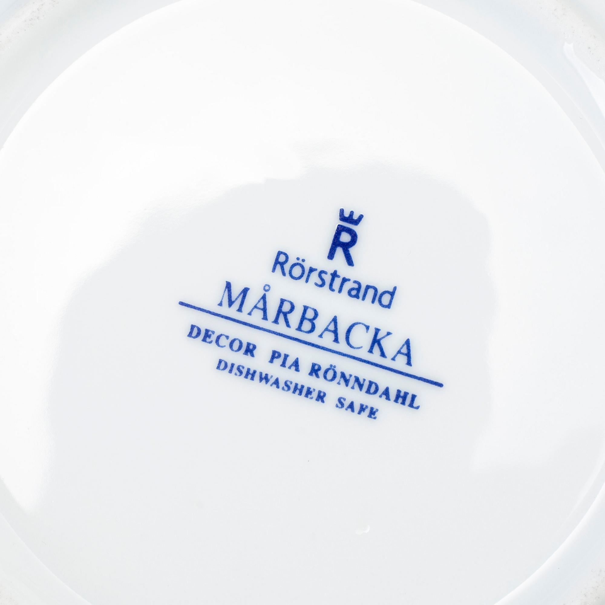 A 21st Century 45 pcs 'Mårbacka' porcelain dinner service, Rörstrand.
