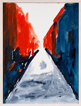 RUNE JANSSON, olja på duk, sign.