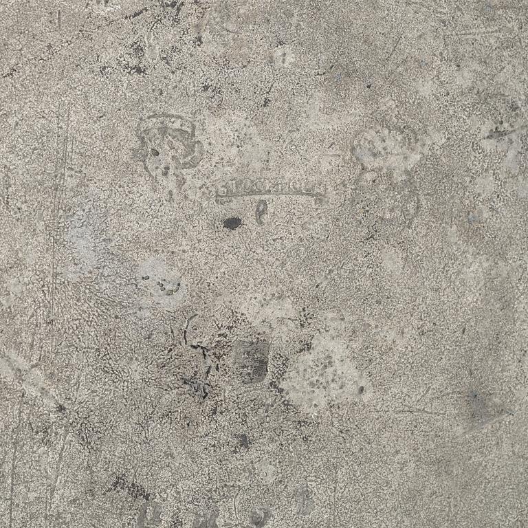 Gustaf Henning Pschorn, terrin / grötskål med lock, tenn, Stockholm (1752-1772).