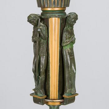 An Art Déco Ceiling light, presumably Ystad Metall, Sweden 1920s-1930s.