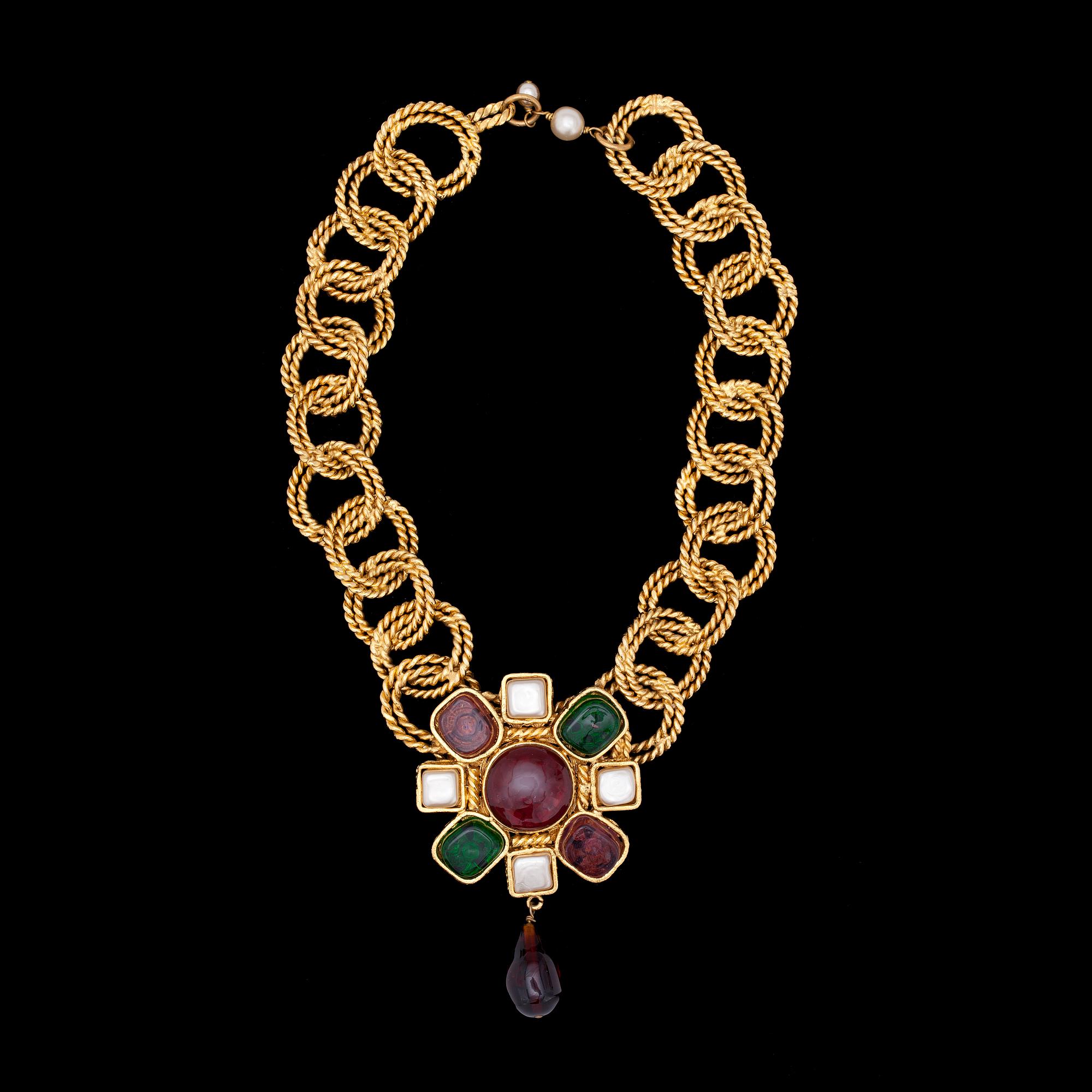 A necklace by Chanel.