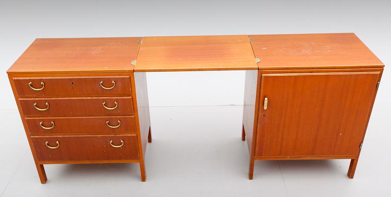 HURTSAR/SKRIVBORD, med mellanskiva, David Rosén, NK Nordiska Kompaniet, 1900-talets andra hälft.