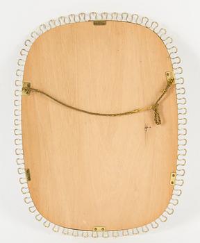 SPEGEL, mässing, glas, 1900-talets andra hälft.