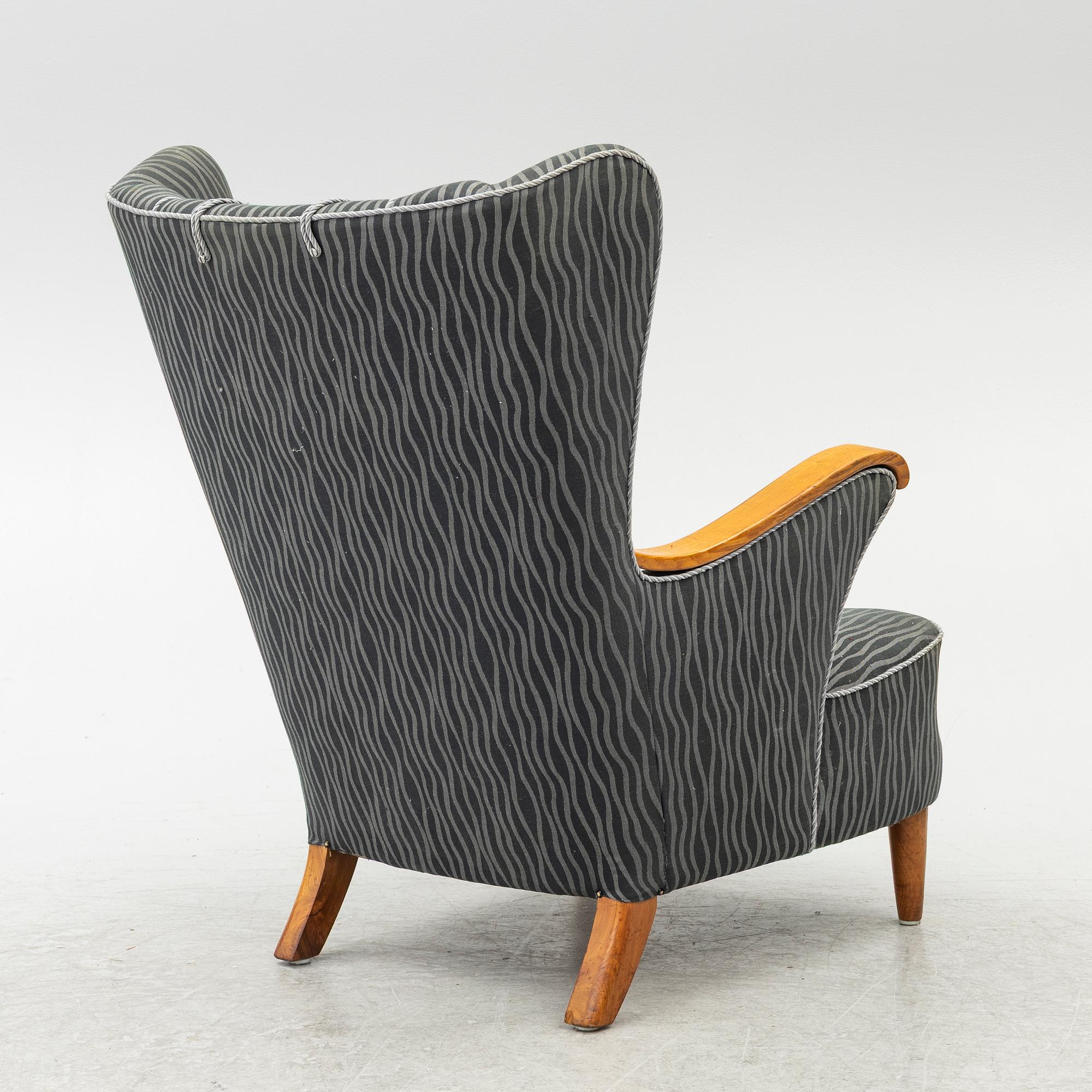 A Swedish Modern armchair, 1940s.