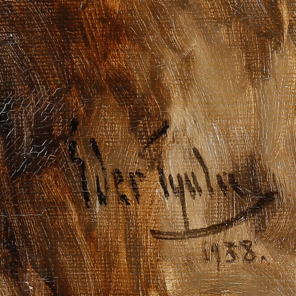 GYULA EDER, olja på duk, signerad och daterad 1938.