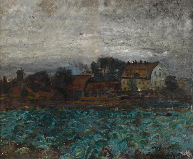 KINDBORG, JOHAN, olja på duk, sign.