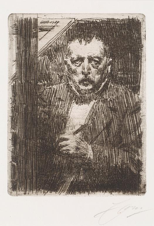 Anders Zorn, "Selfportrait 1911".
