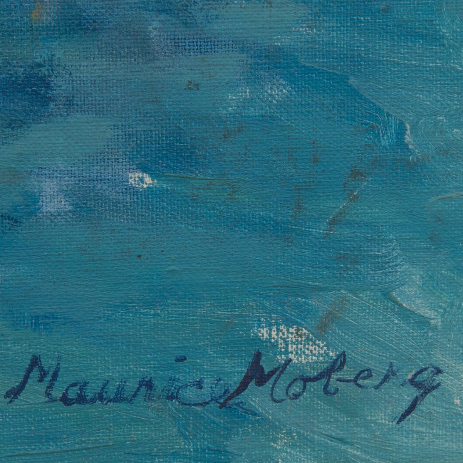 MAURICE MOBERG, olja på duk, signerad.