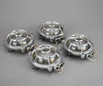 SKEPPSBELYSNING, 4 st, 1900-talets mitt.