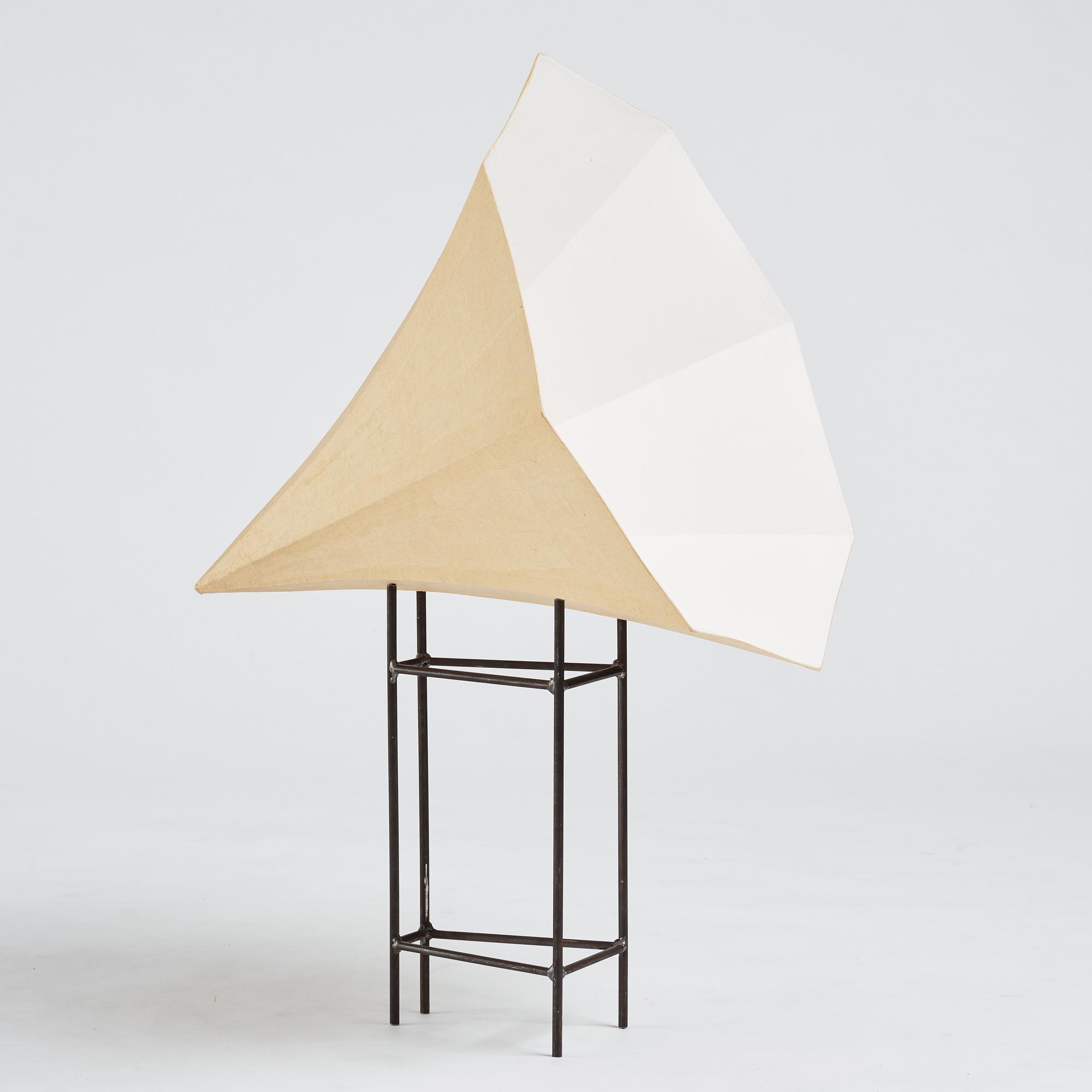 Ebba Matz, sculpture, mixed media, paper and metal, not signed, 1994.