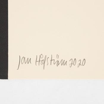 Jan Håfström, etching in colours, 2020, signed 45/50.