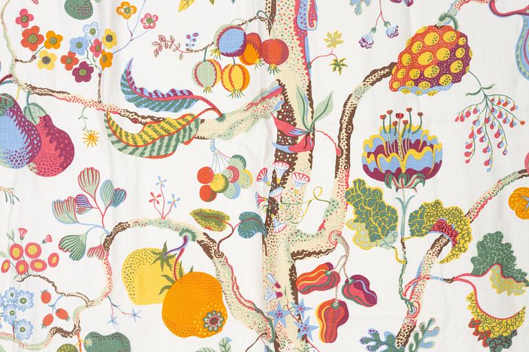 Josef Frank, curtain "Vegetable Tree", Svenskt Tenn.