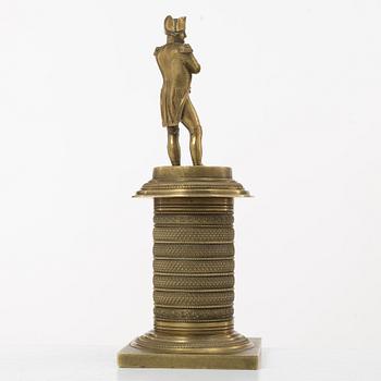 A figurine depicting Napoleon I, Empire, early 19th century.