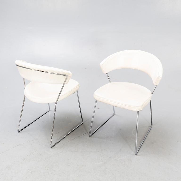 Chairs, 4 pcs, "New York", Calligaris, Italy, last part of the 20th century.
