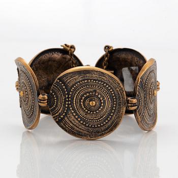 Jorma Laine, bracelet, bronze.