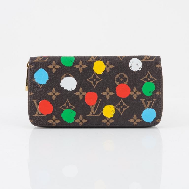 Louis Vuitton X Yayoi Kusama, wallet, "Zippy Wallet". 2023.