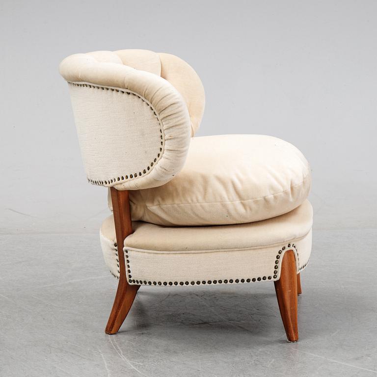 A 'Schulz' easy chair by Otto Schulz, Jio Möbler, Jönköping, mid 20th century.