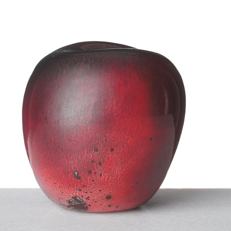 Hans Hedberg, a faience sculpture of an apple, Biot, France.