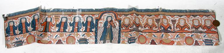 BONAD, papper, allmoge, Sunnebo, 1800-talets första hälft.