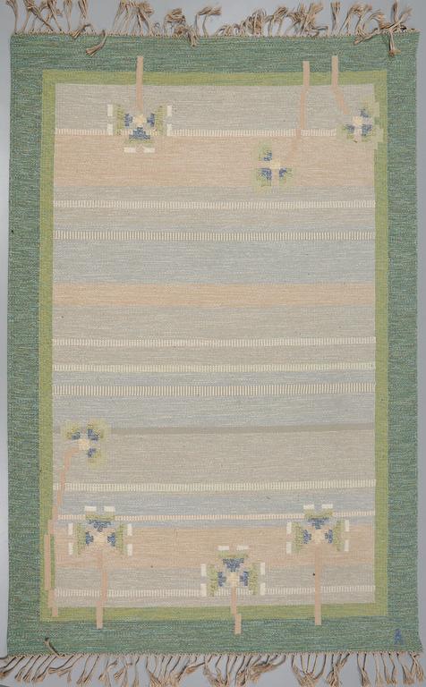 MATTA, rölakan, Anna Johanna Ångström, signerad Å, 1900-talets andra hälft, 285x195 cm.