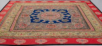 AN EMBROIDERY, a semi-antique Rascht, Persia (Iran), ca 312,5 x 311 cm.