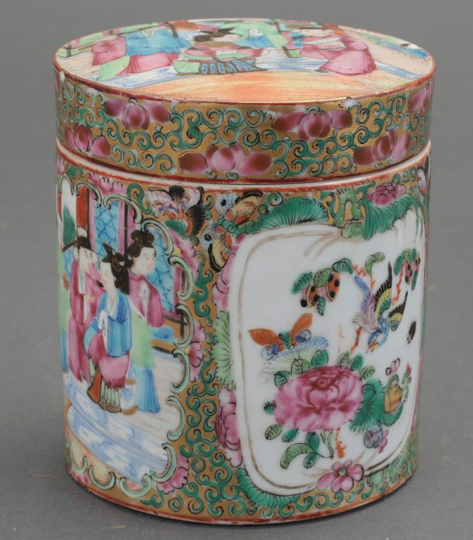 FAT samt TEDOSA, porslin, Kanton, Kina, 1800-tal.