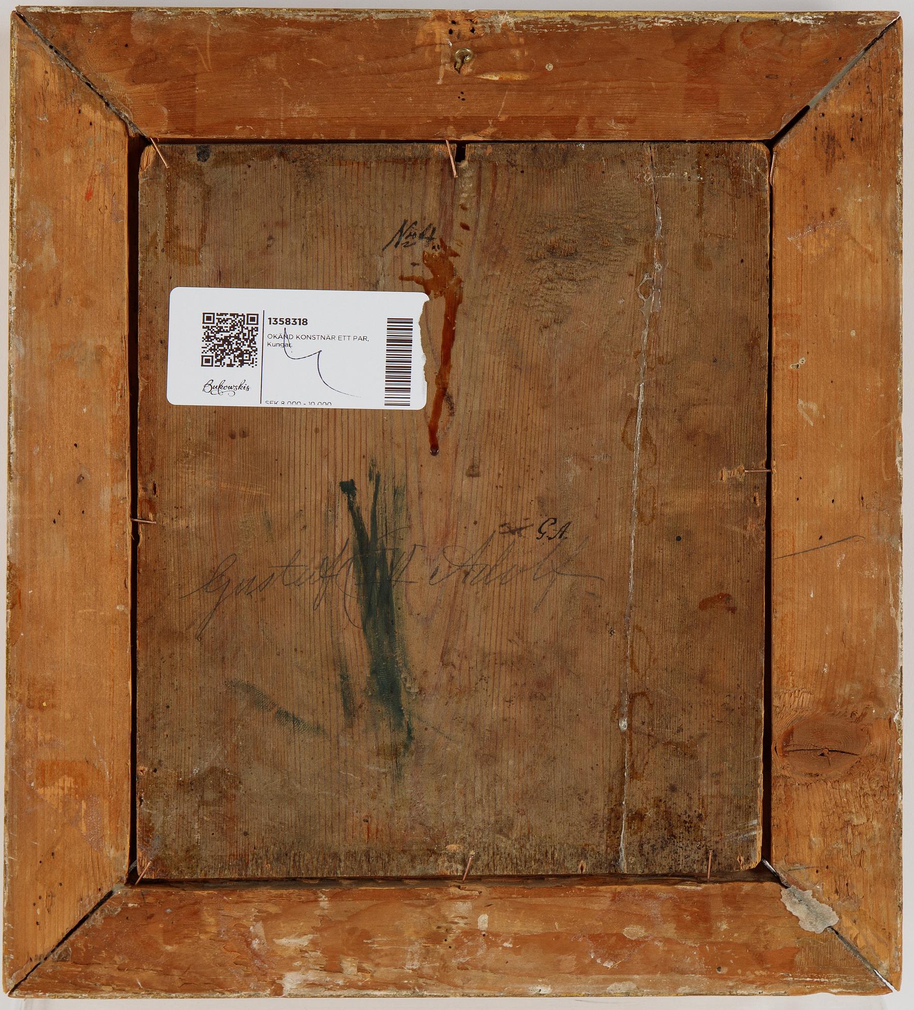 Unknown artist, around 1800, oil on panel, 2.
