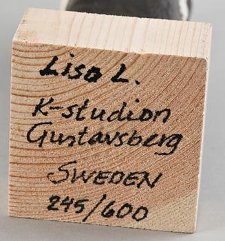 FIGURIN, stengods, Lisa Larson, Gustavsberg, sign o numr 245/600.