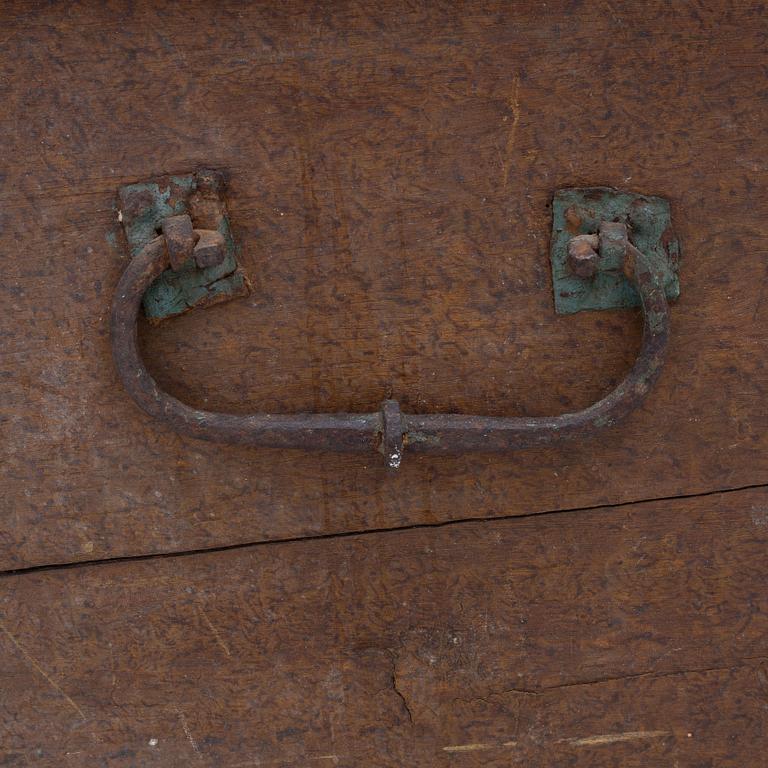 A swedish wooden chest, dated 1798.
