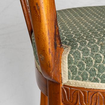 Eugen Höglund, chairs 4 pcs, Vetlanda, 1930s/40s.