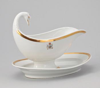 SÅSSNIPA, vapenporslin, Schwartzburg-Sondershausen, 1800-talets första hälft.