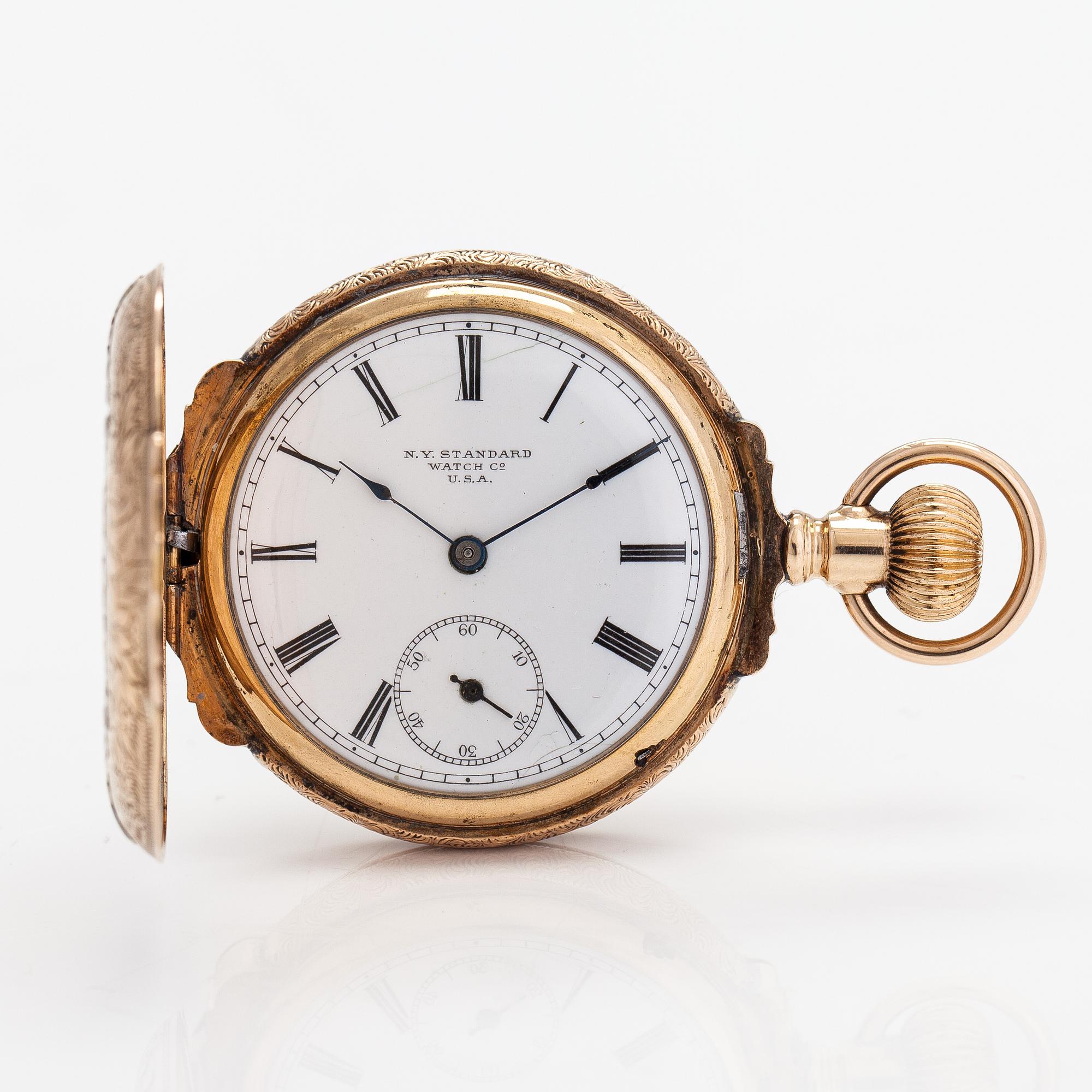 Ny standard watch co pocket watch hotsell