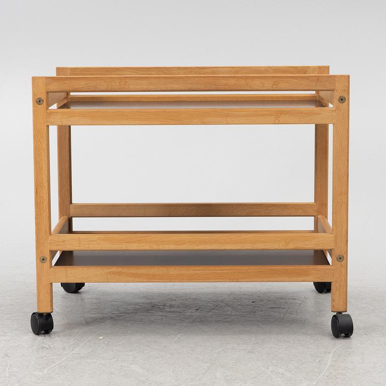 Børge Mogensen, Serving cart, Fredericia Stolefabrik, Denmark, 1960s.